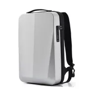 PC Hard Shell Business Backpack — Silver