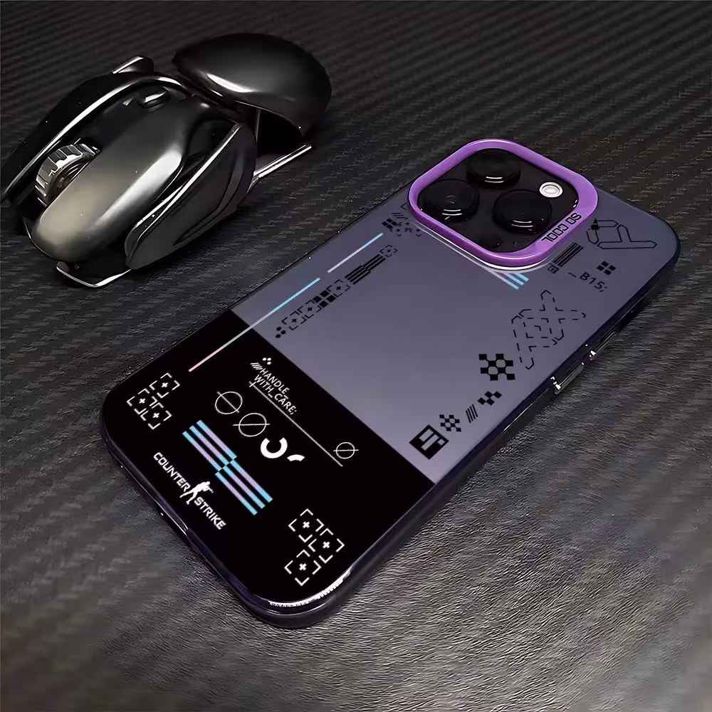iPhone 13 Pro Max Matte Shockproof And Hot Fashion Game CS Clear GO Phone Case Cover